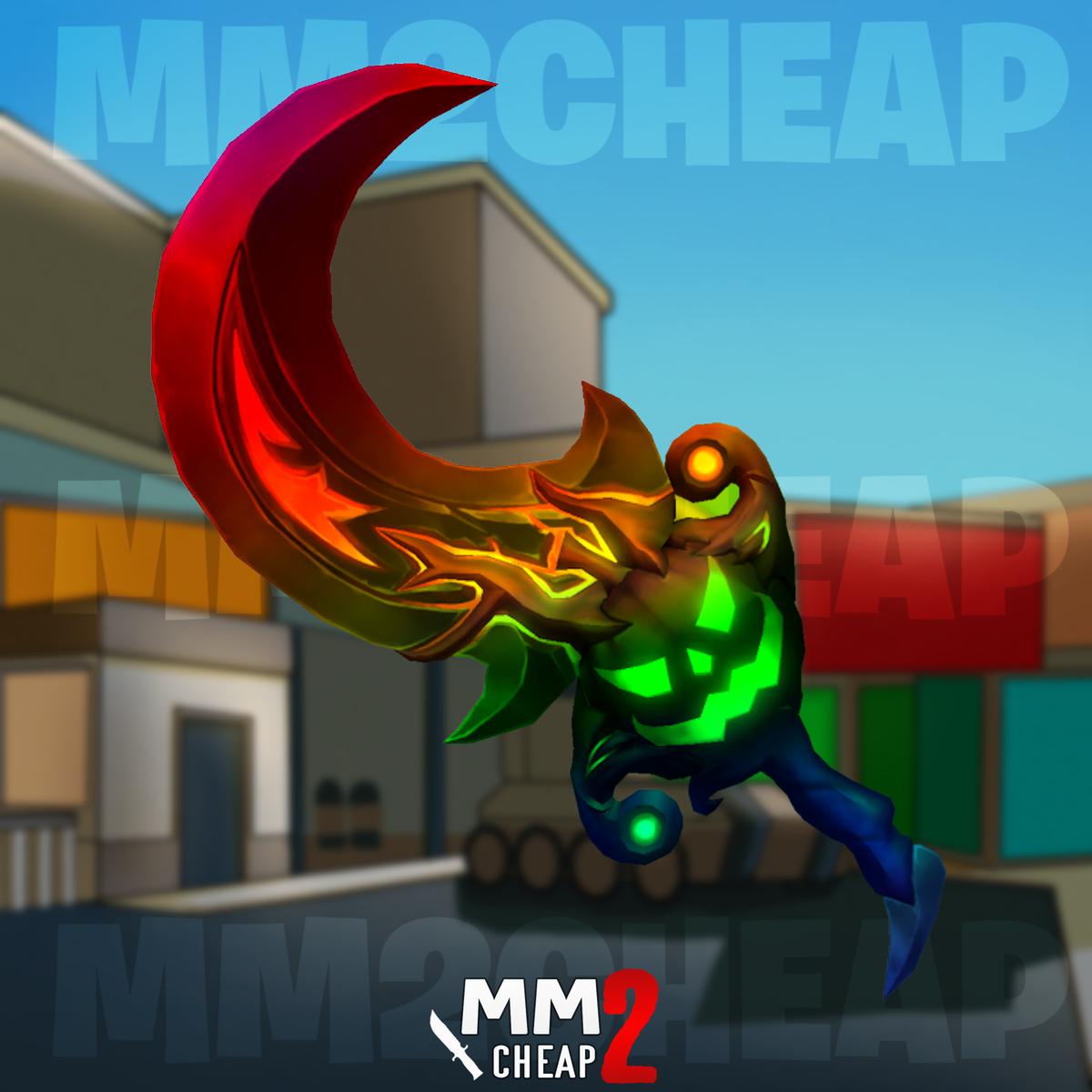 Chroma Ember Sickle Knife
