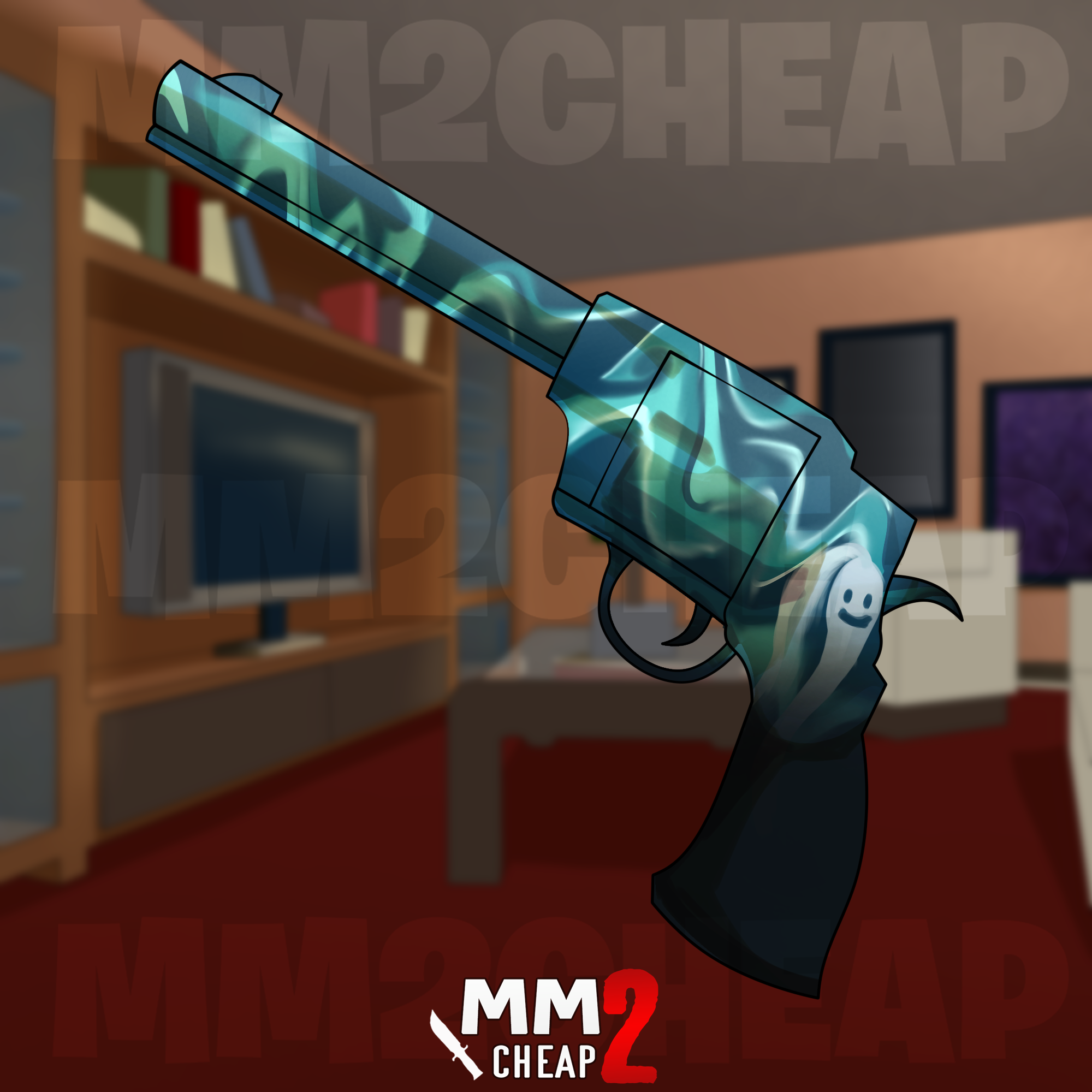 2018 Halloween Blue Ghost Gun