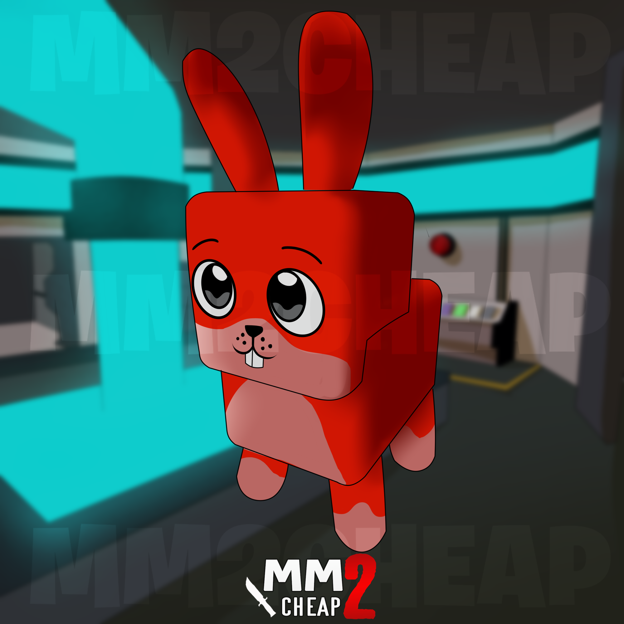 Fire Bunny Pet