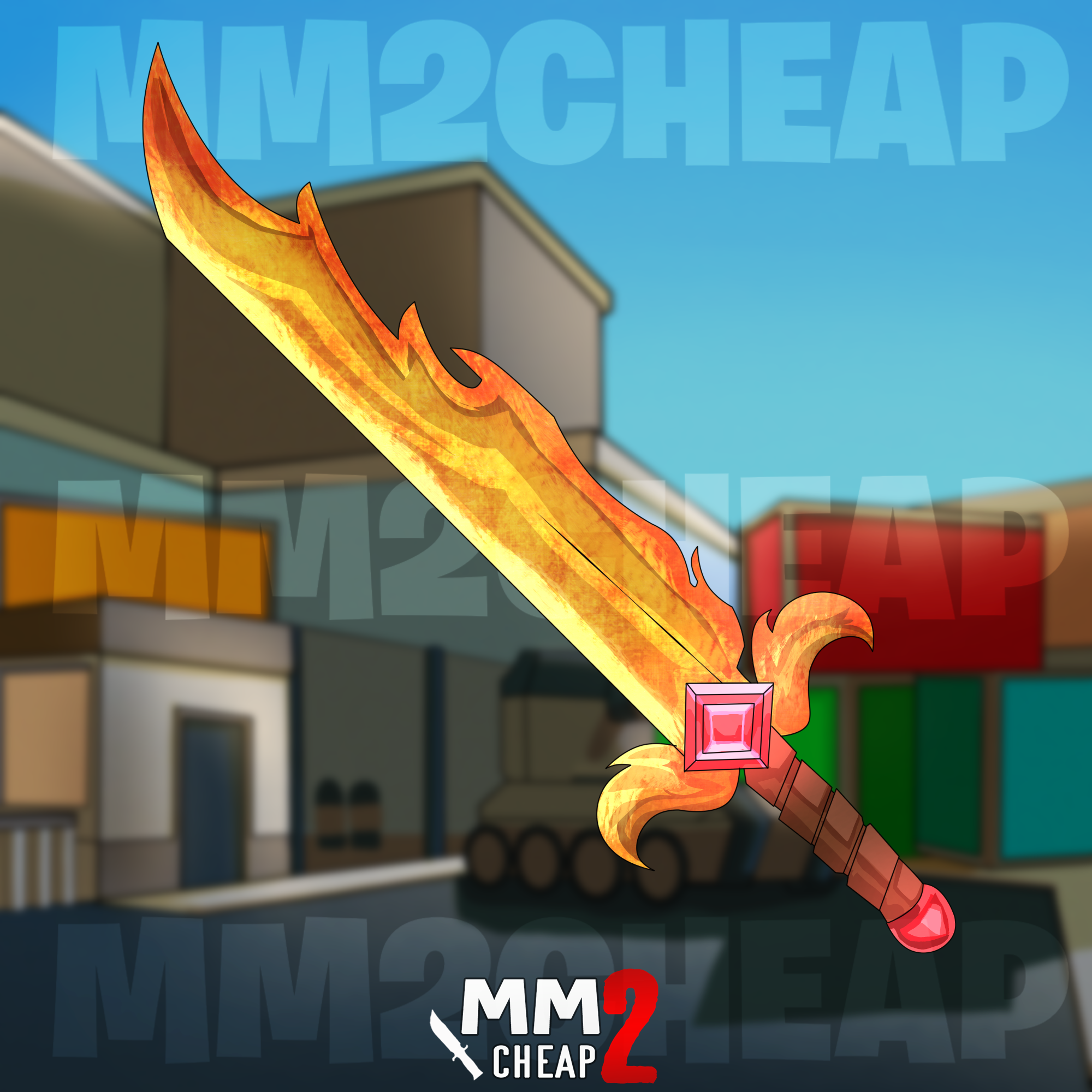 Flames Knife