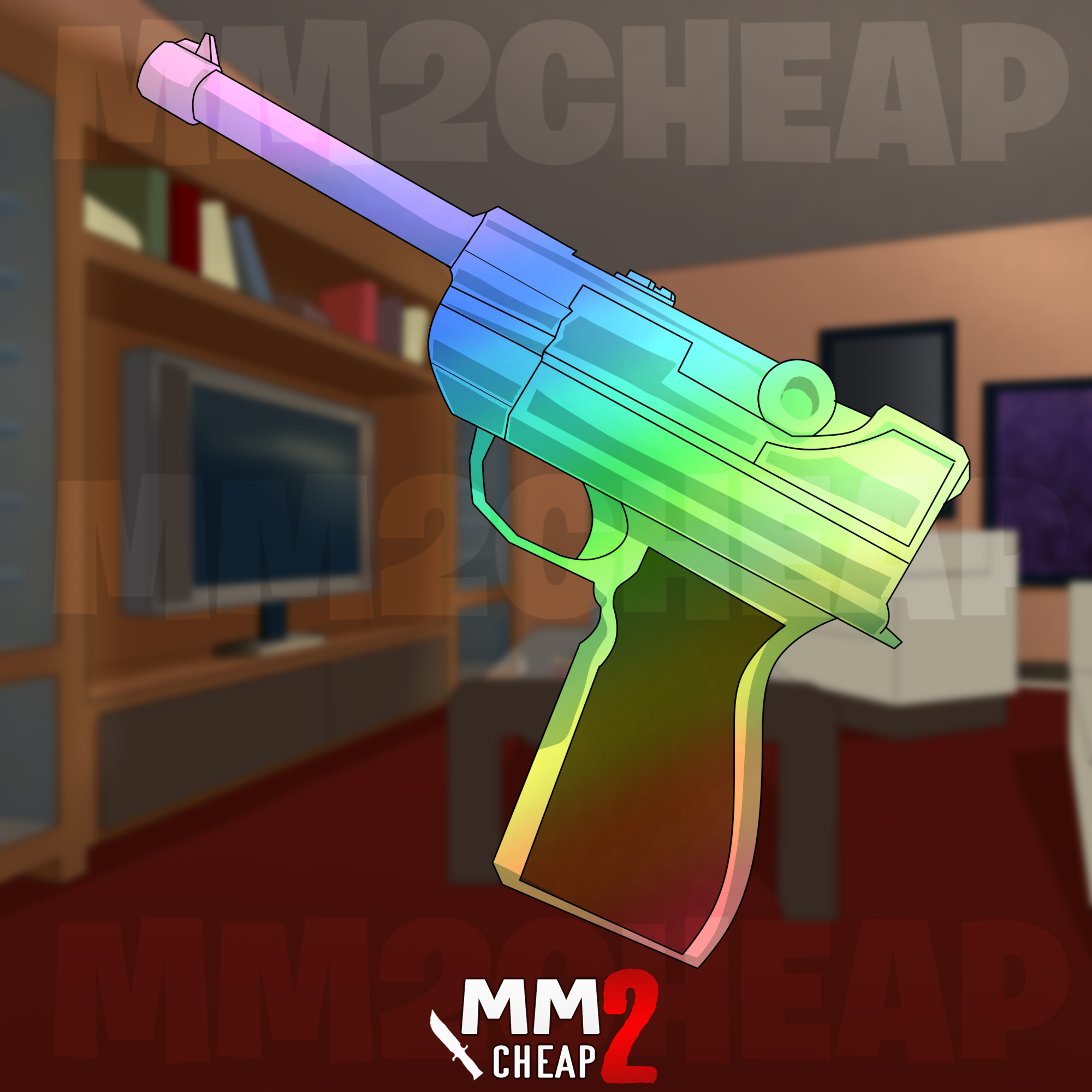 Chroma Luger Gun