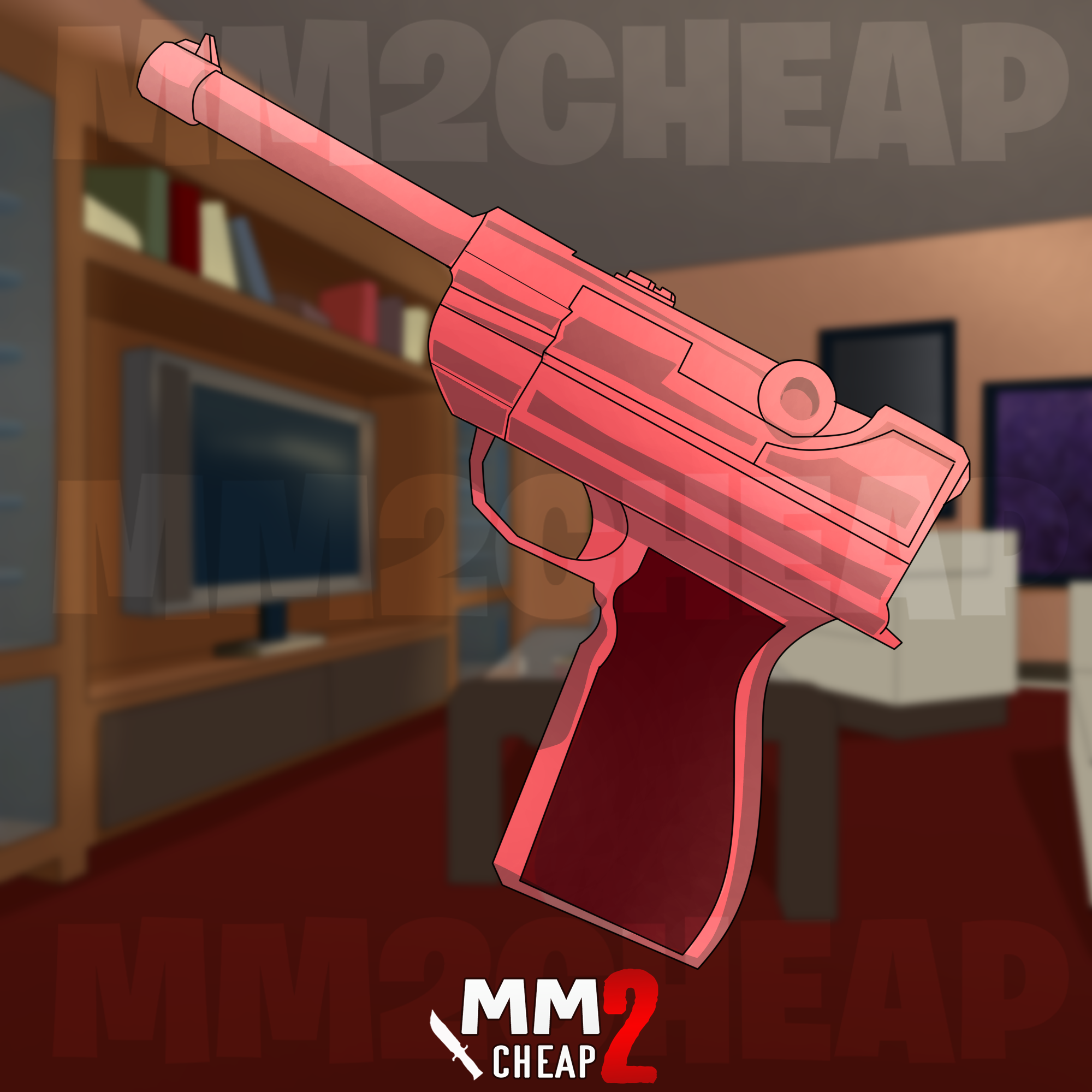 Red Luger Gun