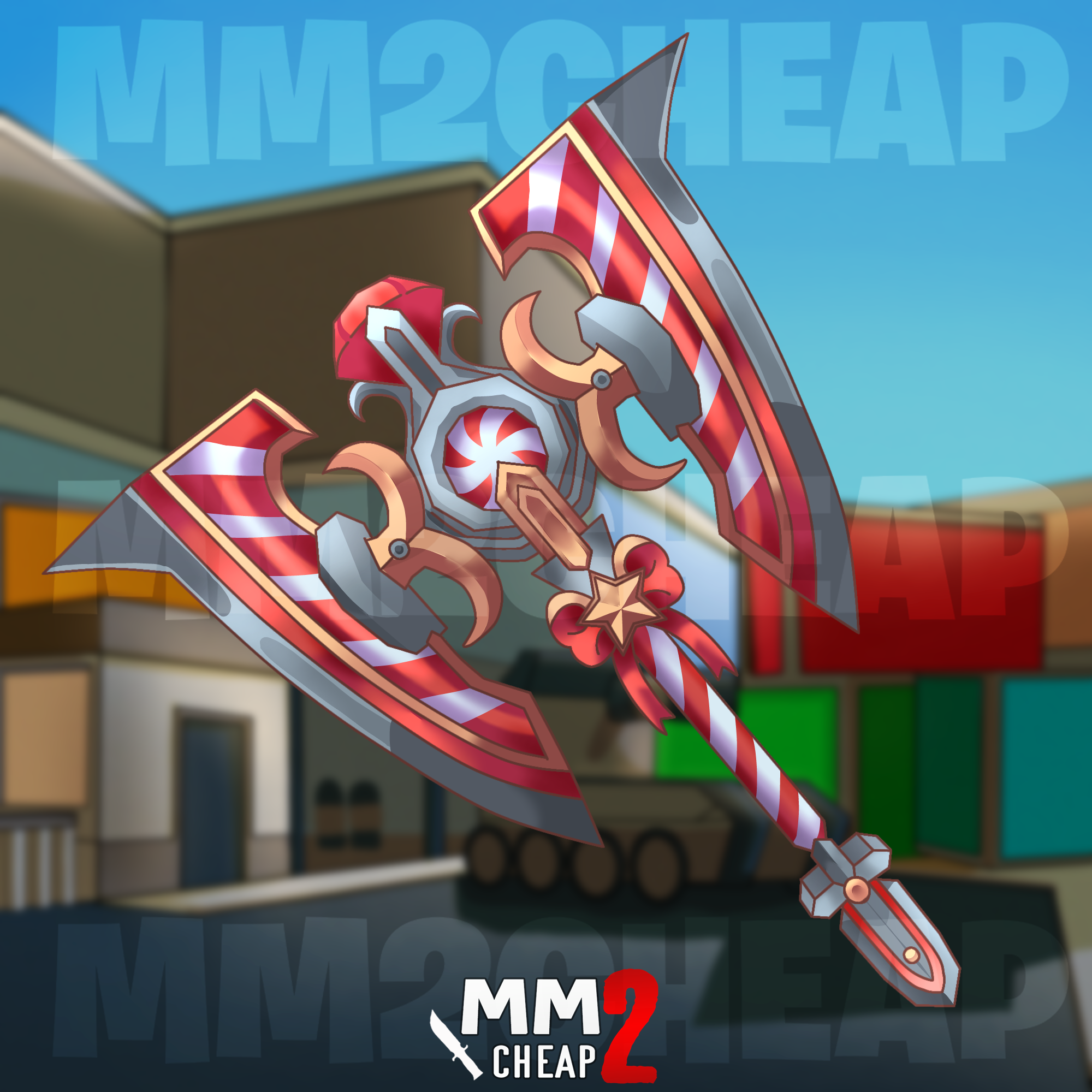 Swirly Axe Knife