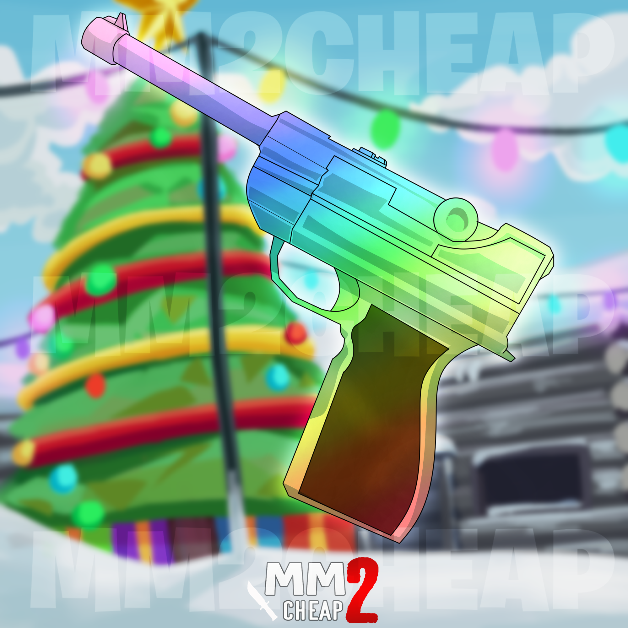 Chroma Luger Gun