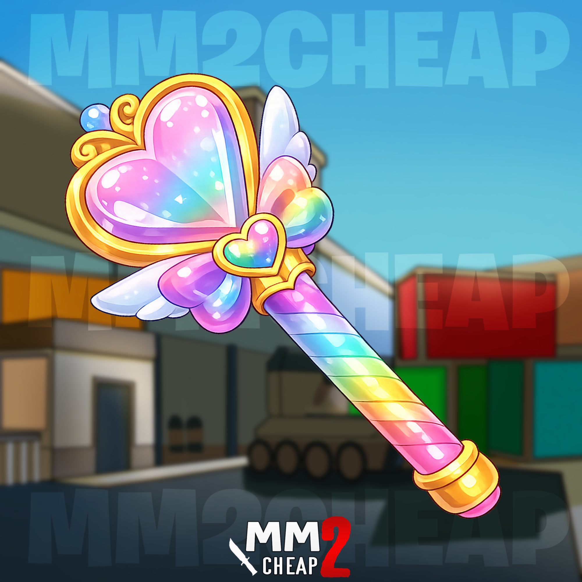 Chroma Heart Wand Knife