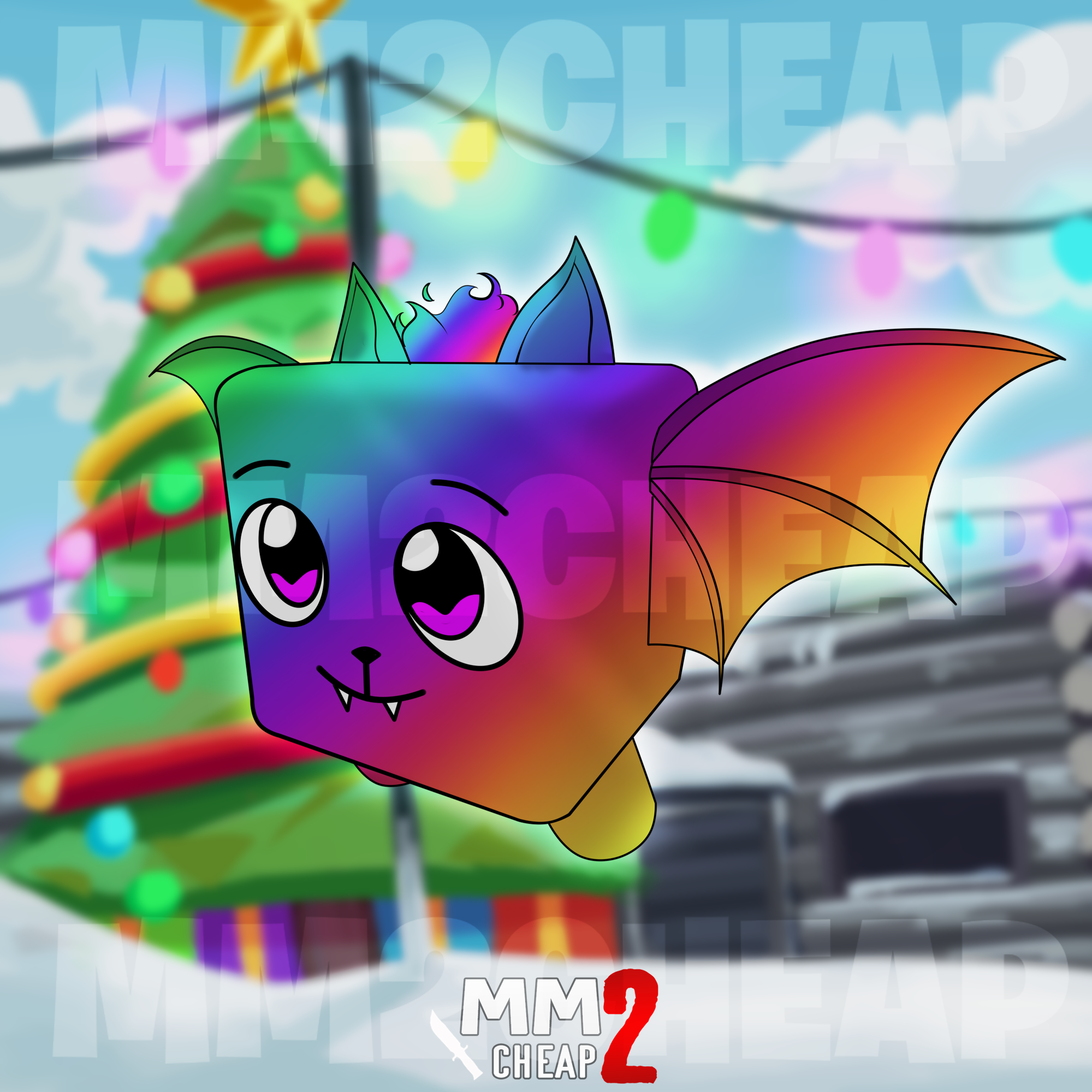 Chroma Fire Bat Pet