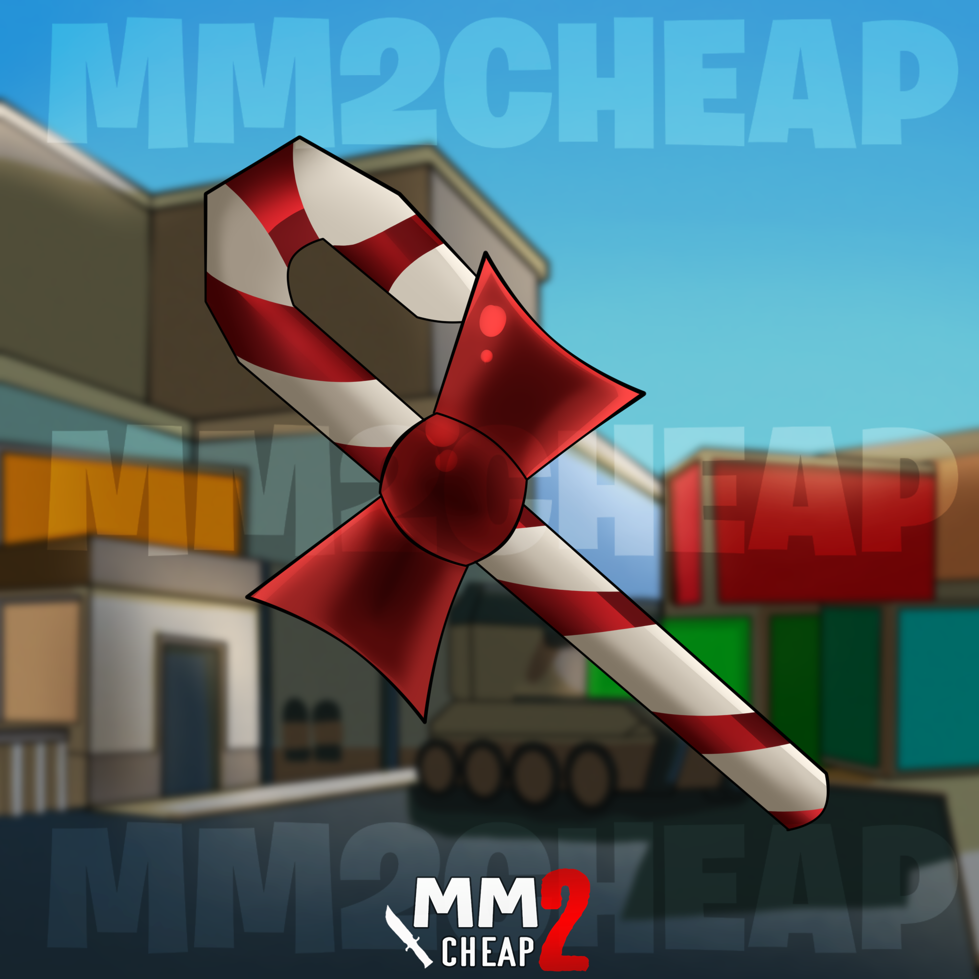 Candy Cane Knife – MM2Cheap