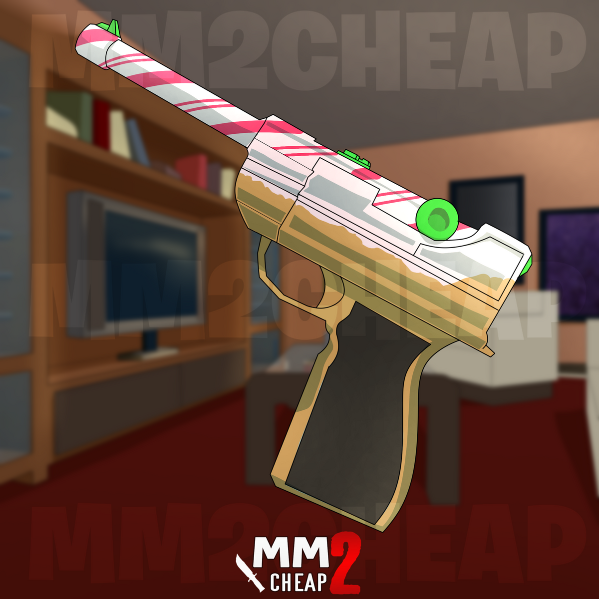 Ginger Luger Gun – MM2Cheap