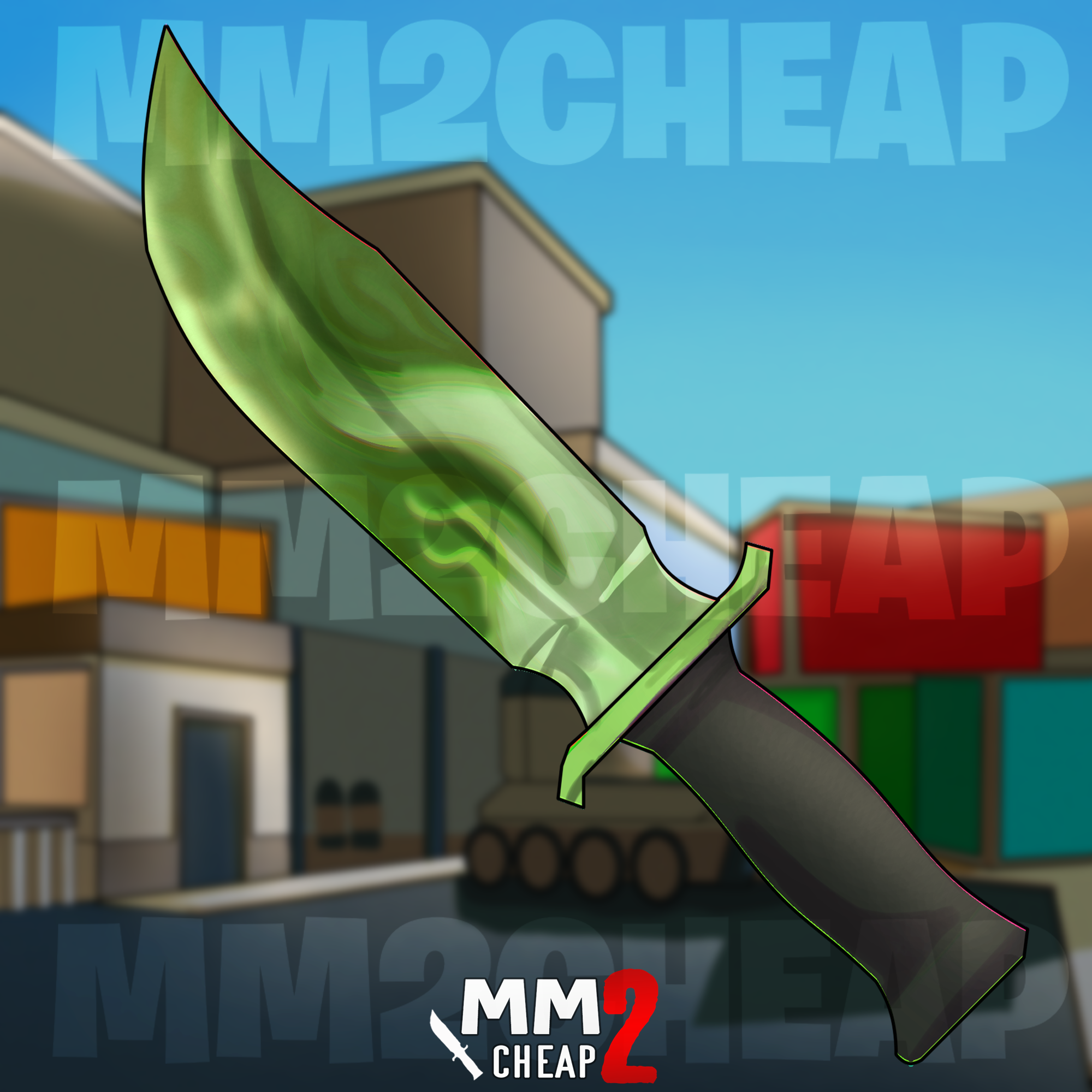 Green Fire Knife